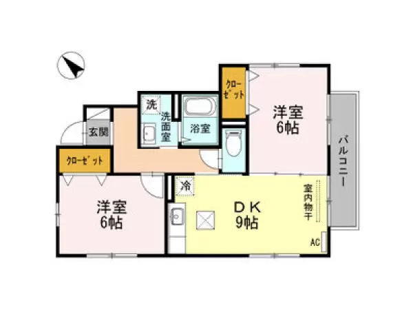 101号室の間取り図
