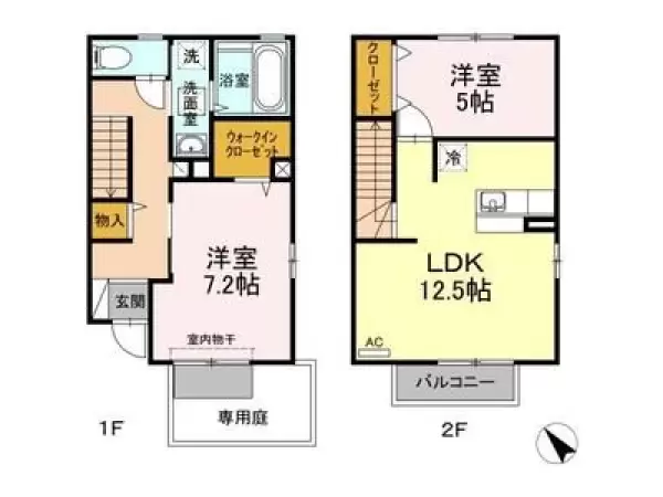 103号室の間取り図