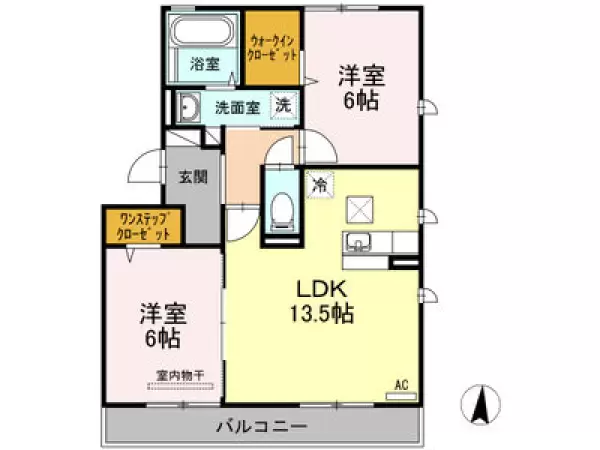 101号室の間取り図