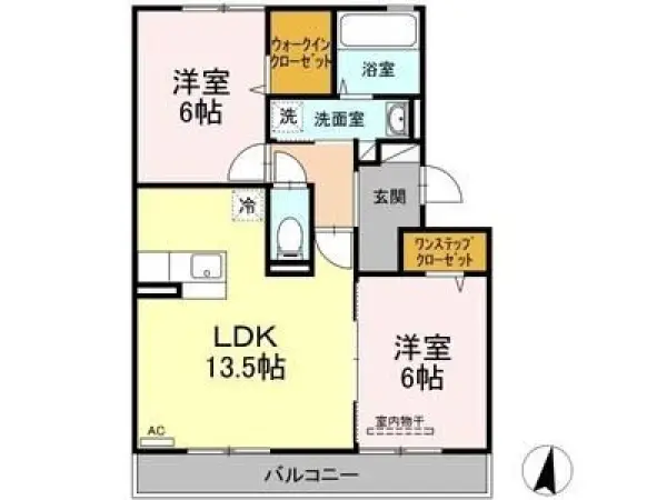 302号室の間取り図