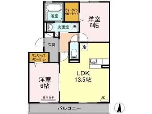 303号室の間取り図