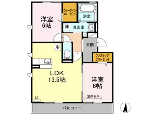 305号室の間取り図