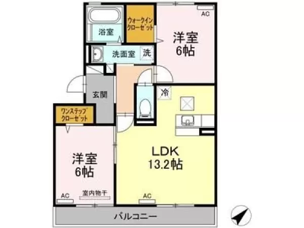 102号室の間取り図