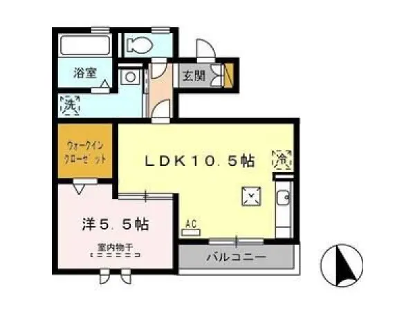 103号室の間取り図