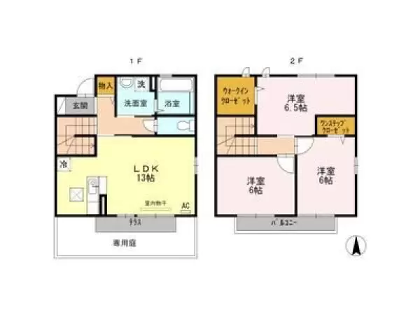 101号室の間取り図