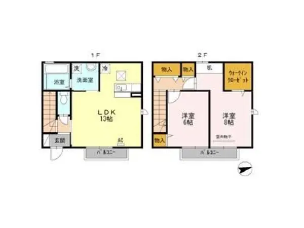105号室の間取り図