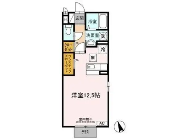 101号室の間取り図