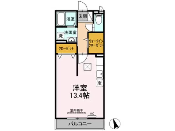 103号室の間取り図
