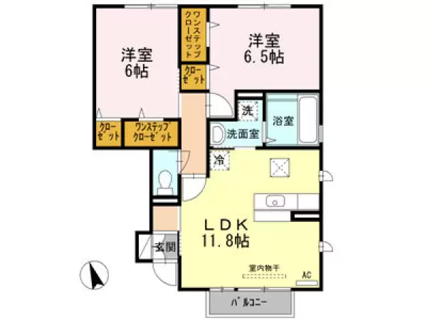 103号室の間取り図