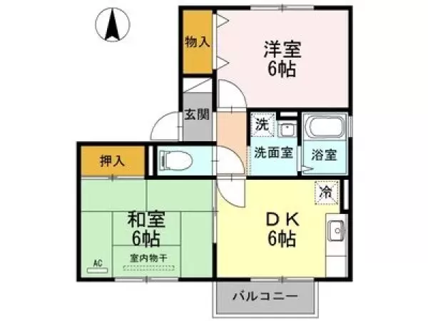 101号室の間取り図