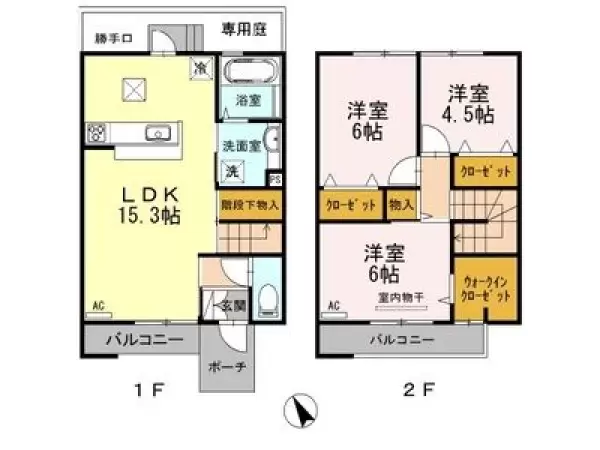 103号室の間取り図