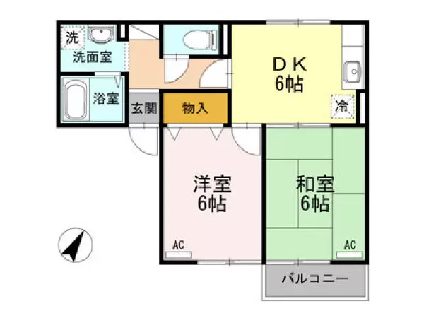103号室の間取り図