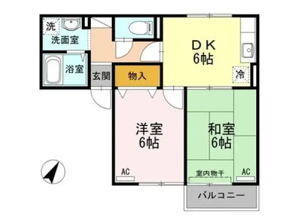 103号室の間取り図