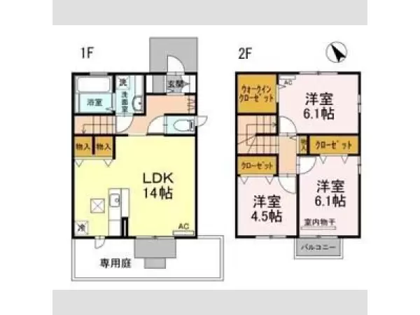 101号室の間取り図