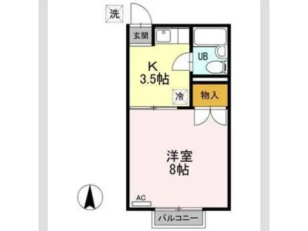 103号室の間取り図