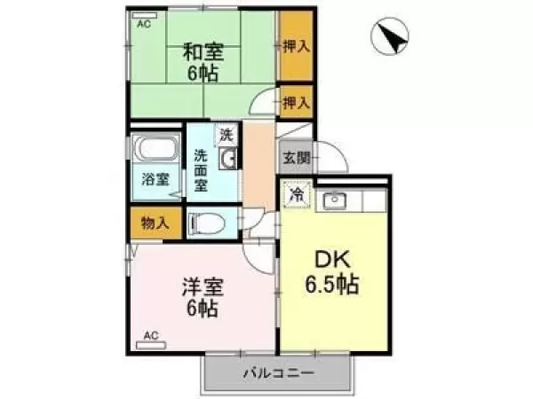 207号室の間取り図