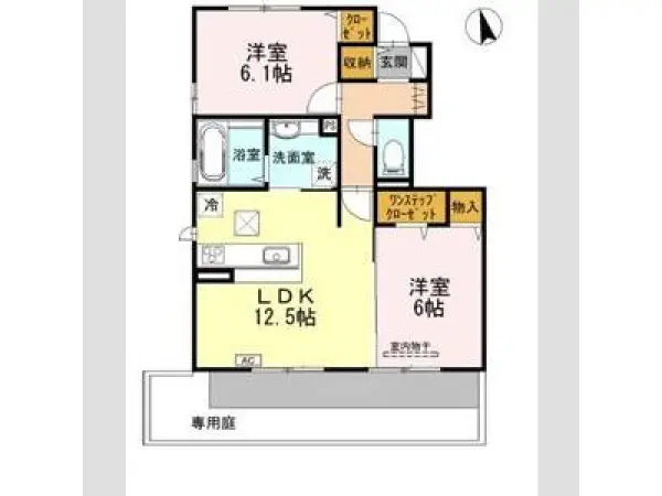 103号室の間取り図