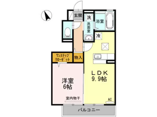 103号室の間取り図