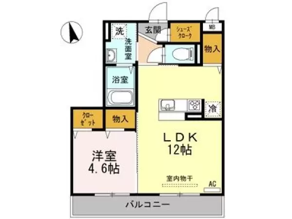 303号室の間取り図