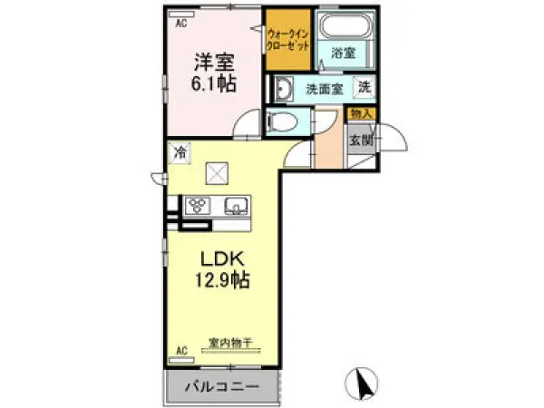 103号室の間取り図