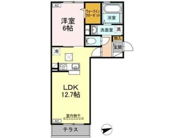 103号室の間取り図