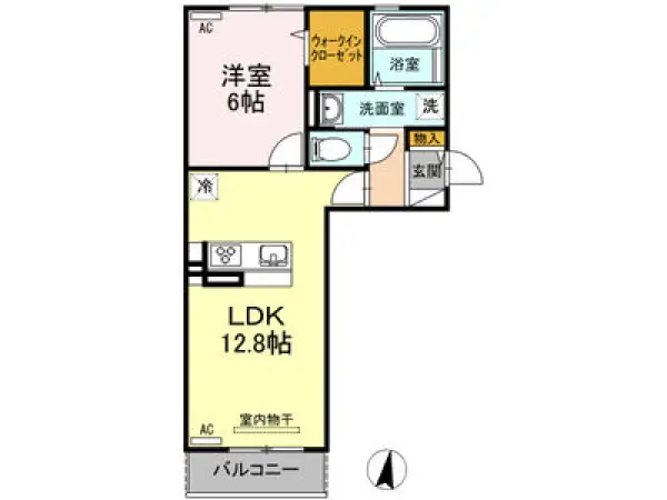 303号室の間取り図