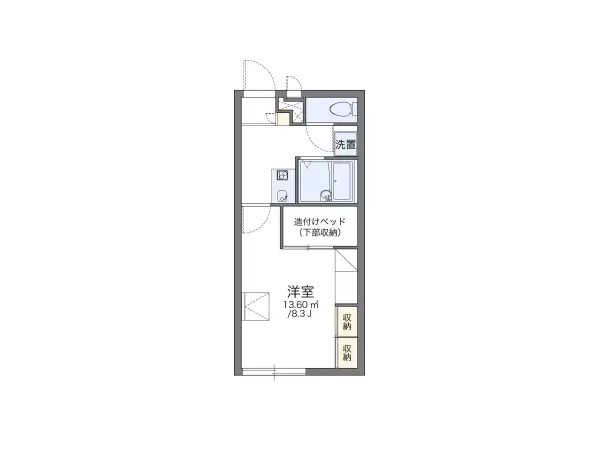 101号室の間取り図