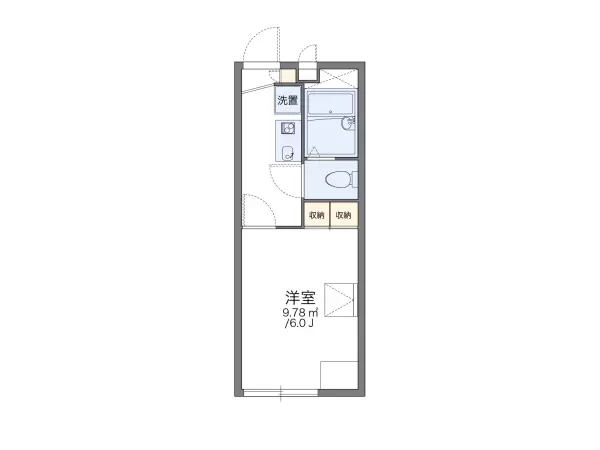 101号室の間取り図