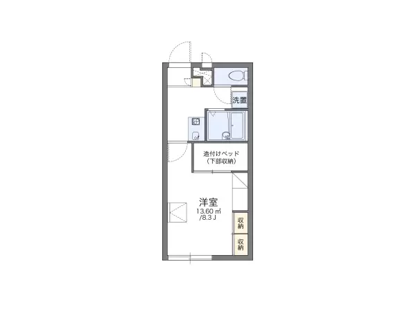 102号室の間取り図