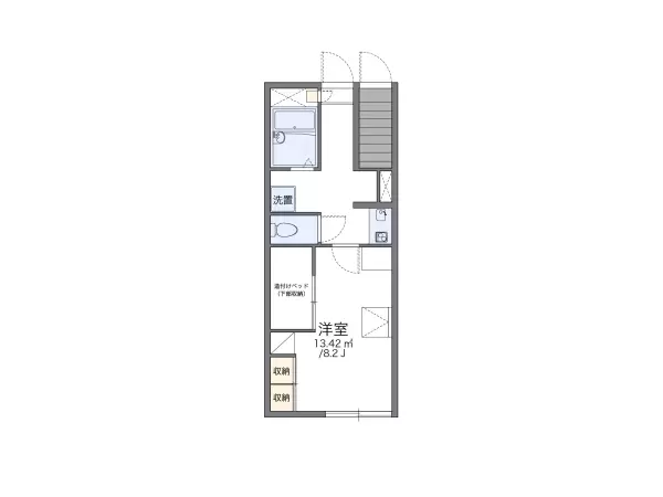 101号室の間取り図