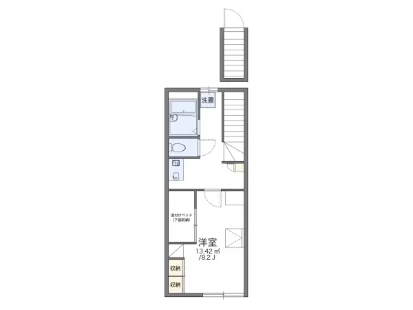 207号室の間取り図