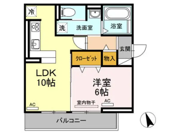 301号室の間取り図