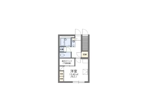 101号室の間取り図