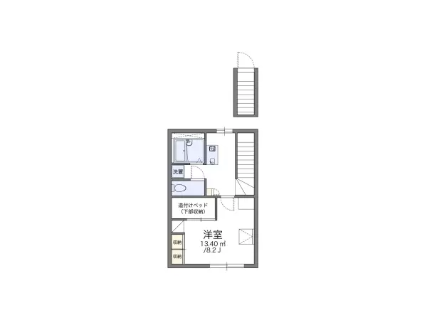 203号室の間取り図