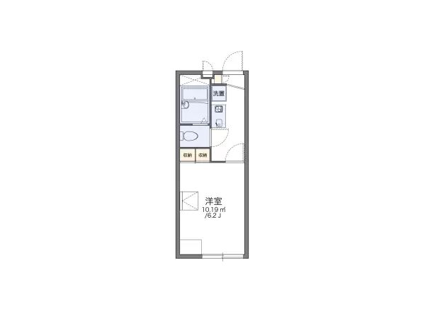 101号室の間取り図