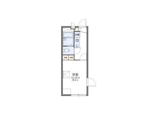 108号室の間取り図