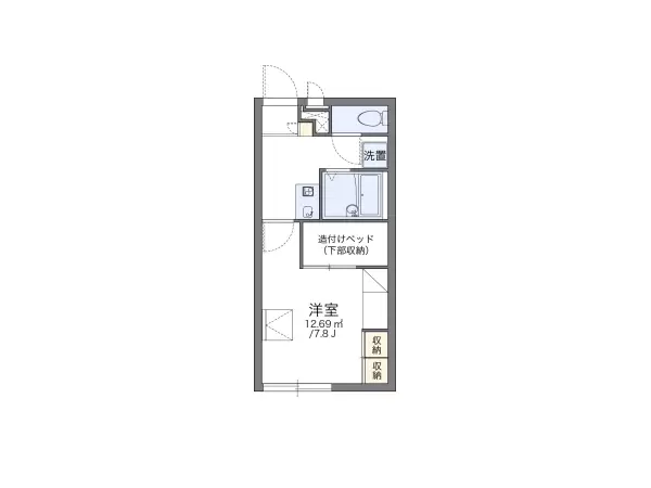 101号室の間取り図