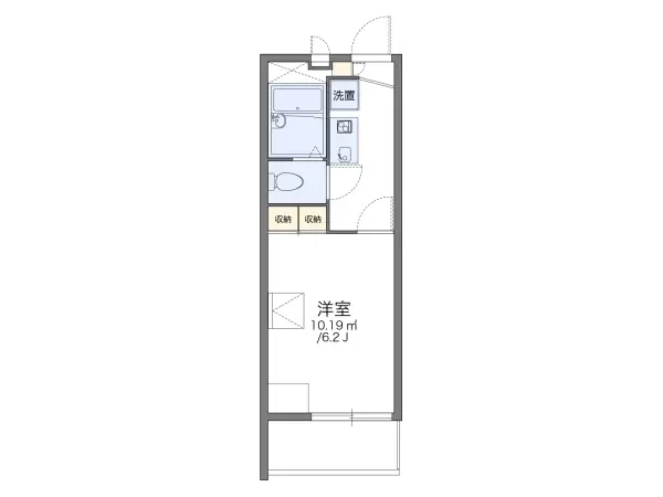 101号室の間取り図