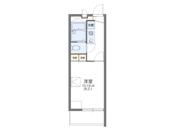 305号室の間取り図