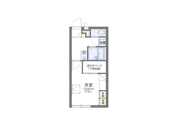 103号室の間取り図