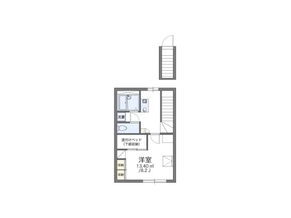 201号室の間取り図
