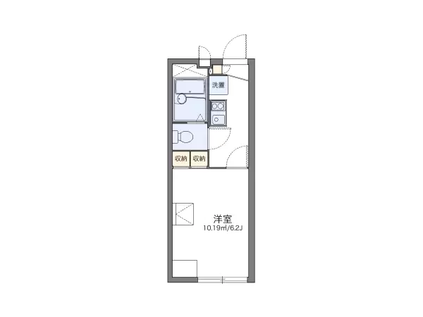 104号室の間取り図