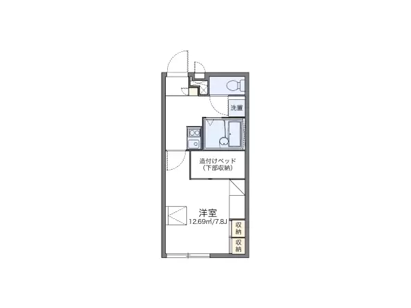 105号室の間取り図