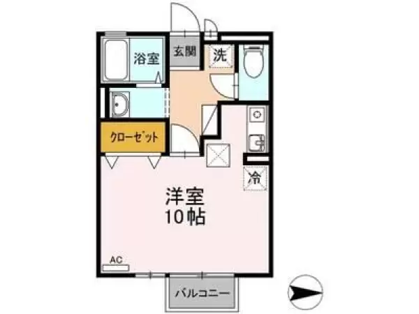 103号室の間取り図