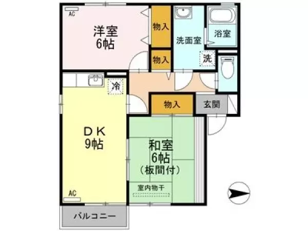 101号室の間取り図