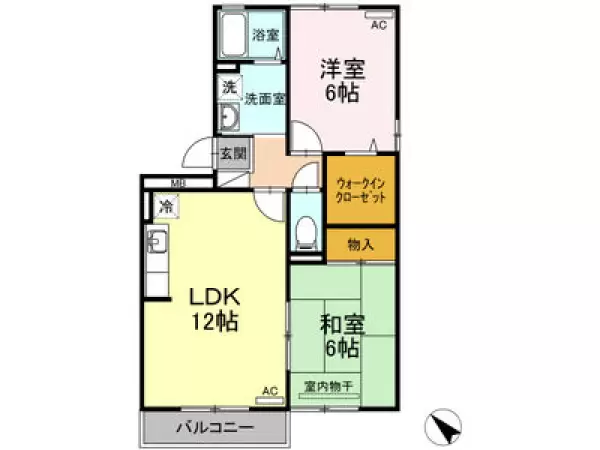 301号室の間取り図