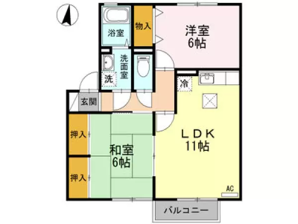 103号室の間取り図