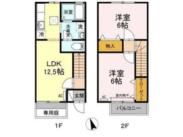 5号室の間取り図