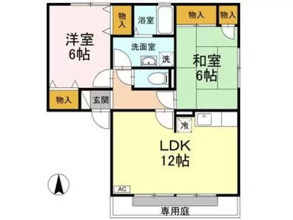 103号室の間取り図