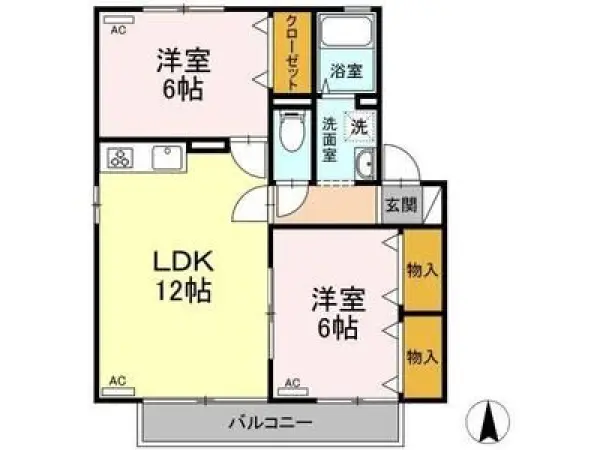 103号室の間取り図